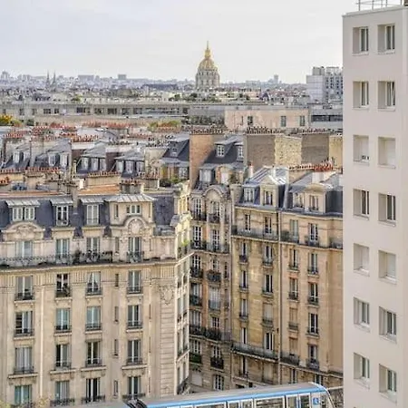 Cozy 5 People Tour Eiffel - Champ De Mars Lägenhet